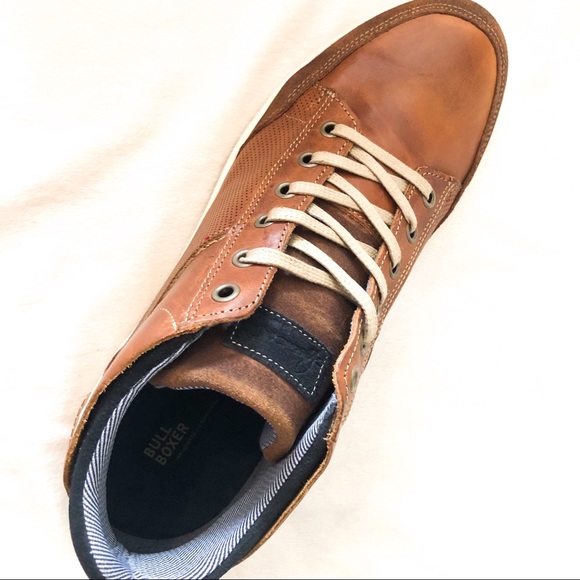 Bullboxer Laytone High-Top Sneakers Cognac Color - Picture 5 of 6